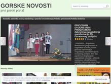 Tablet Screenshot of gorskenovosti.net